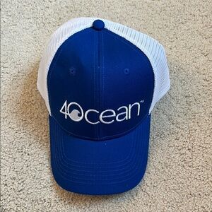 Blue and White 4Ocean Trucker Hat